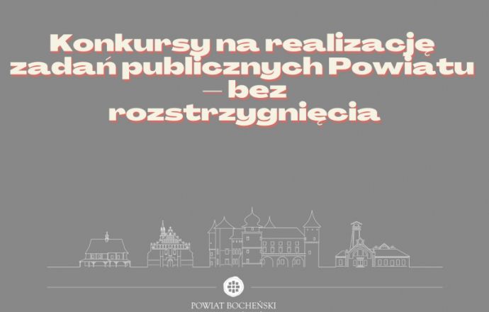 Konkursy na realizację zadań publicznych Powiatu – bez rozstrzygnięcia