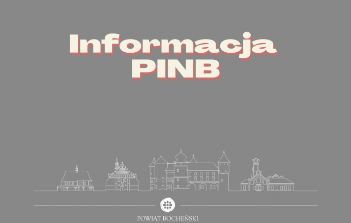Informacja w sprawie ograniczenia obsługi przez PINB