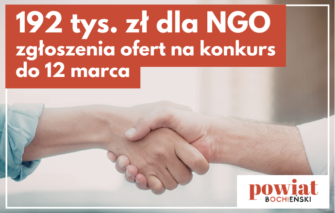 192 tys. zł dla NGO – ruszają konkursy Powiatu Bocheńskiego na 2026 rok