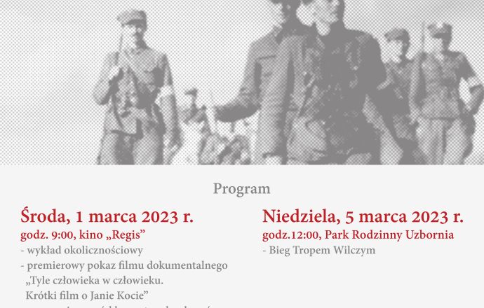 Program obchodów Narodowego Dnia Pamięci Żołnierzy Wyklętych