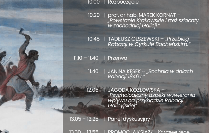 „Rzeź Galicyjska na Bocheńszczyźnie 1846 r. Bunt czy zbrodnia?”