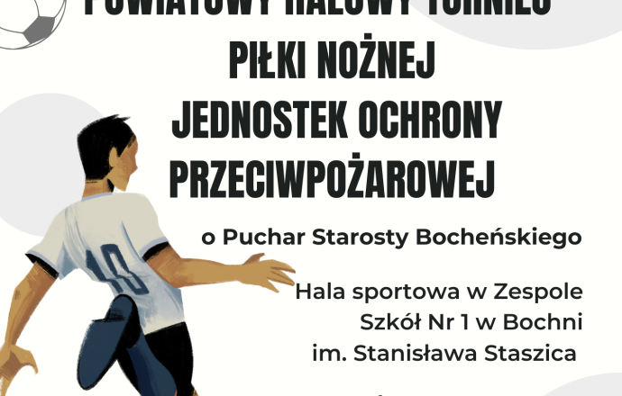 Powiatowy Halowy Turniej Piłki Nożnej OSP