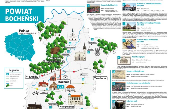 Mapa weekend z zabytkami