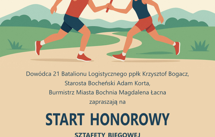 Pobiegną z Bochni do Sanoka – wyjątkowa sztafeta już we wtorek!