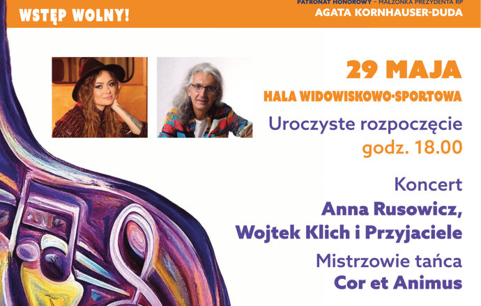 Anna Rusowicz, Wojciech Klich i Przyjaciele rozpoczną Integrację malowaną dźwiękiem.