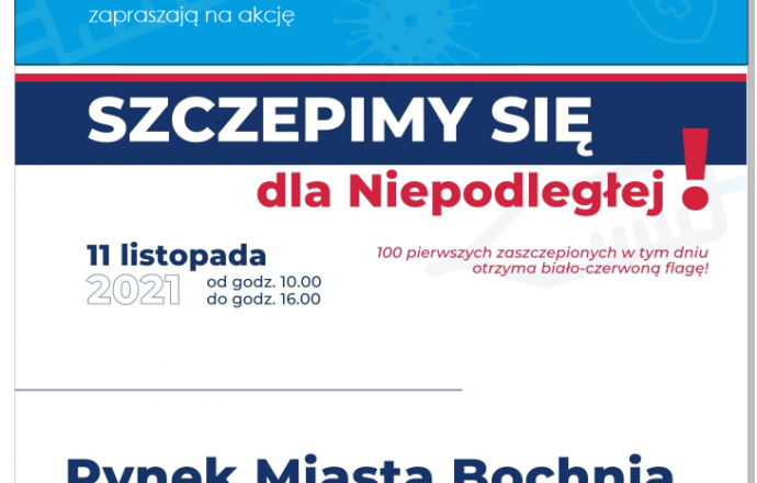 Zaszczep się dla Niepodległej z Powiatem Bocheńskim