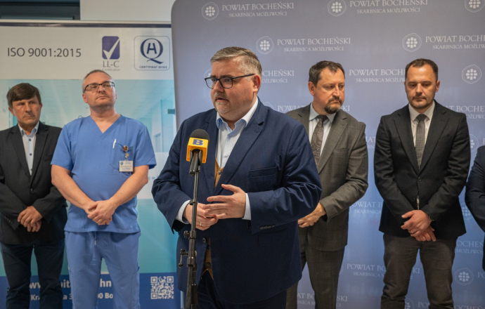 Konferencja prasowa dot. inwestycji dofinansowanych ze środków z Krajowego Planu Odbudowy