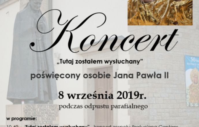 Tutaj zostałem wysłuchany - koncert w Okulicach