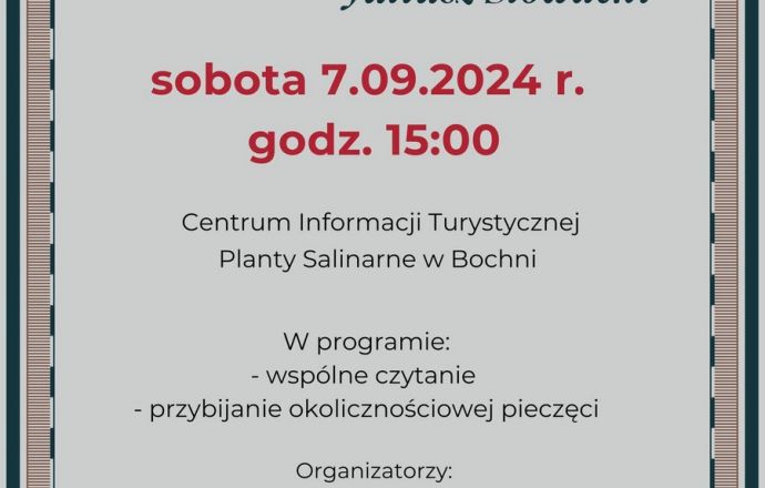 Narodowe Czytanie w Bochni