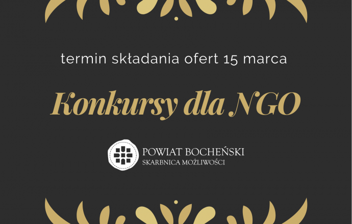 Powiat ogłosił konkurs dla NGO 