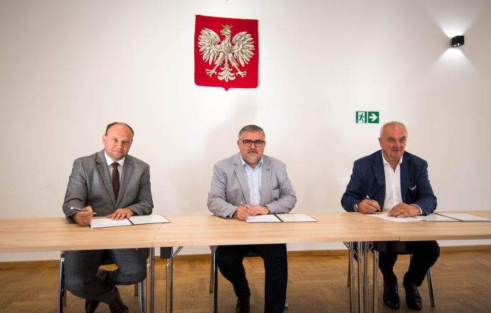 Remont drogi powiatowej w Łąkcie Dolnej