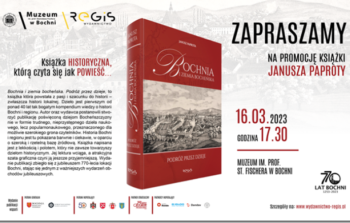 W czwartek promocja książki pt. „Bochnia i ziemia bocheńska. Podróż przez dzieje”  