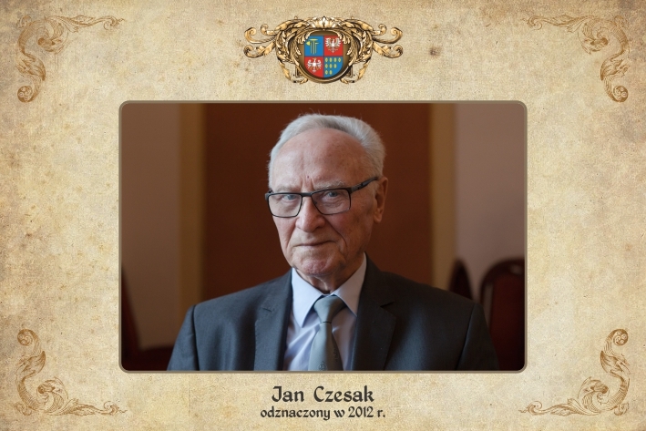 śp. Jan Czesak Przewodniczący Rady Nadzorczej Krakowskiego Banku Spółdzielczego 